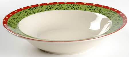 Christmas Jubilee 9" Round Vegetable Bowl