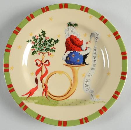Christmas Jubilee Salad Plate