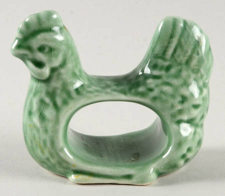 Hen & Rooster Napkin Ring