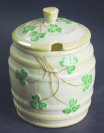 Shamrock (Older Black Backstamps) Marmalade & Lid