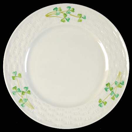 Shamrock (Older Black Backstamps) Dessert/Pie Plate