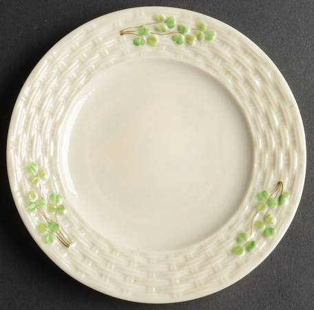 Shamrock (Older Black Backstamps) Bread & Butter Plate