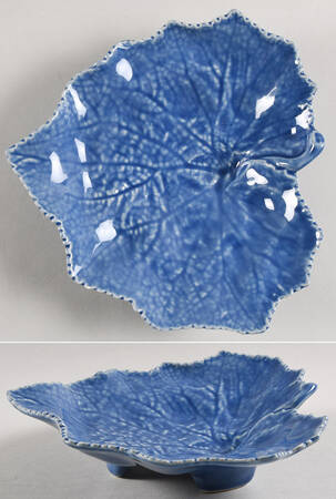 Vine Blue 7" Leaf Dish