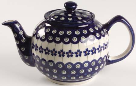 Flowering Peacock Teapot & Lid