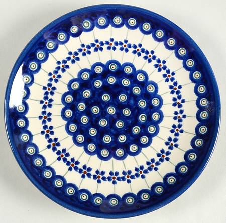 Flowering Peacock Dessert/Pie Plate