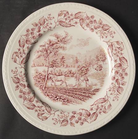 Old English Country Crafts Pink by Barker Bros Ltd