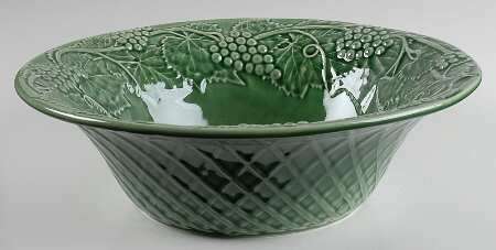 Grape Green 12" Large Salad Serving Bowl