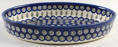 Peacock 13" Oval Baker