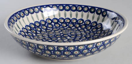 Peacock 9" Round Serving Bowl