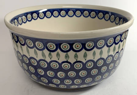 Peacock 10" Large Salad Serving Bowl