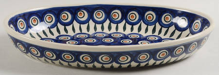 Peacock 11" Oval Baker