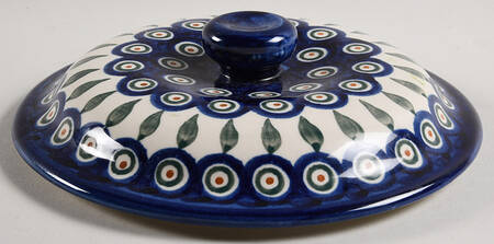Peacock Lid for 1.25 Qt Round Casserole