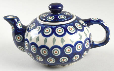 Peacock Small Teapot & Lid