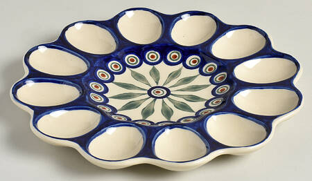 Peacock Deviled Egg Plate