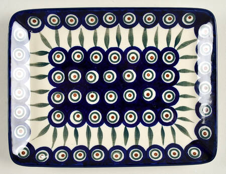 Peacock 9" Rectangular Serving Platter