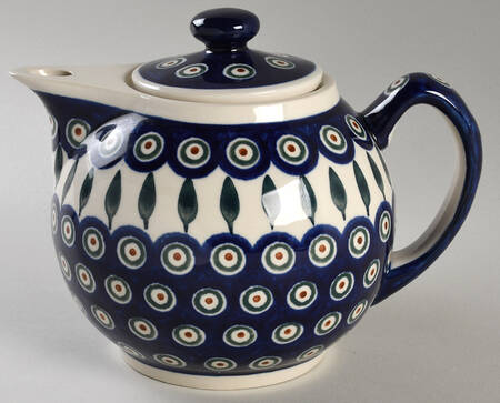 Peacock Coffee Pot & Lid