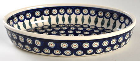Peacock 11" Oval Baker