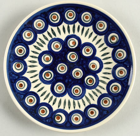 Peacock Coupe Salad Plate