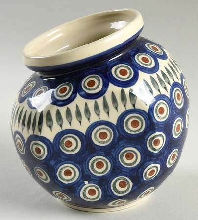 Peacock Canister No Lid for Wood Kitchen Shelf Set