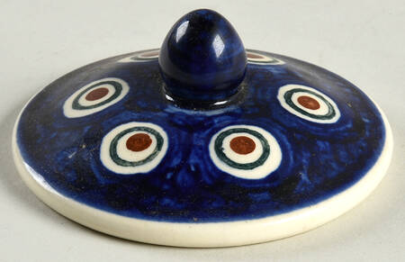 Peacock Lid for Canister for Wood Kitchen Shelf Set