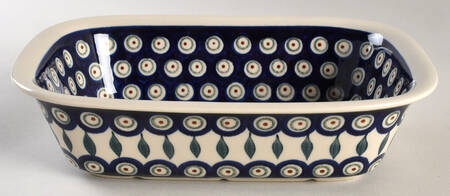 Peacock 10" Rectangular Baker