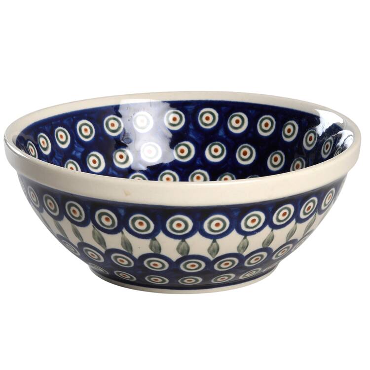 Peacock 8" Round Serving Bowl