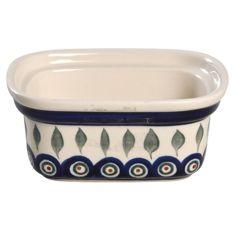 Peacock Butter Box No Lid