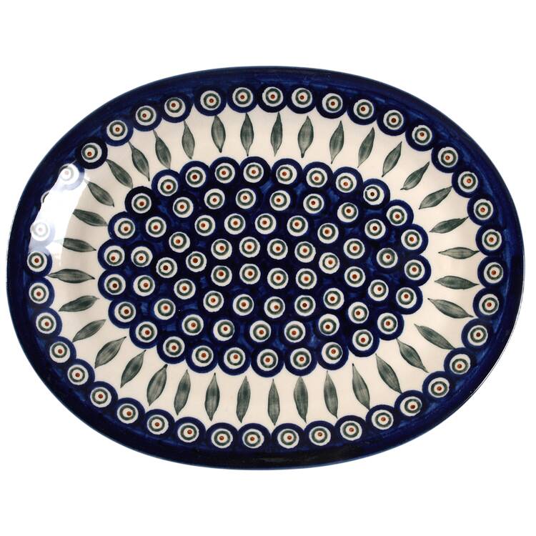 Peacock 13" Round Platter