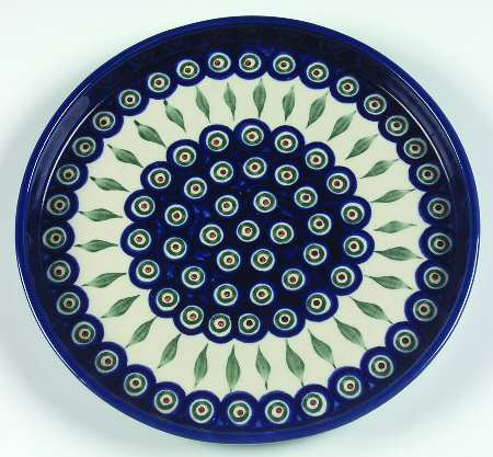Peacock Round Tray