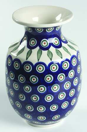 Peacock 7" Vase
