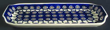 Peacock Large Sandwich Tray