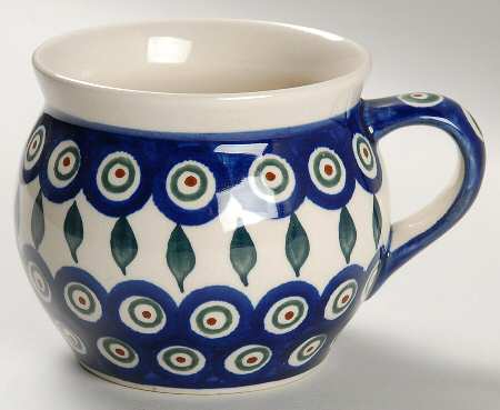 Peacock Barrel Mug