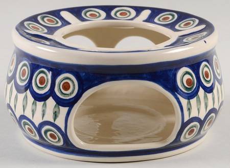 Peacock China Warmer Stand