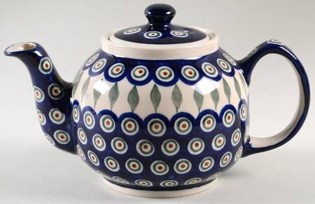 Peacock Teapot & Lid