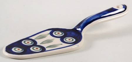Peacock Solid Ceramic Pie/Cake Server