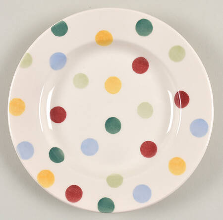 Polka Dot Bread & Butter Plate