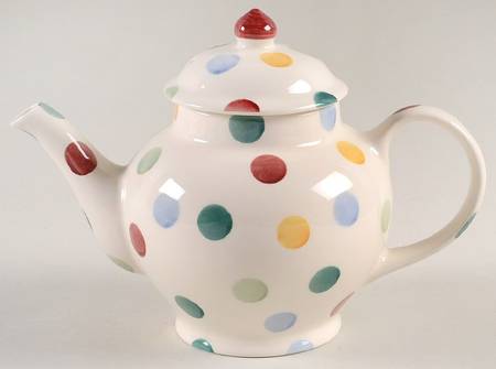 Polka Dot Small Teapot & Lid