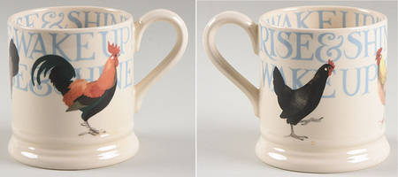 Rise and Shine (Blue Text) Mug