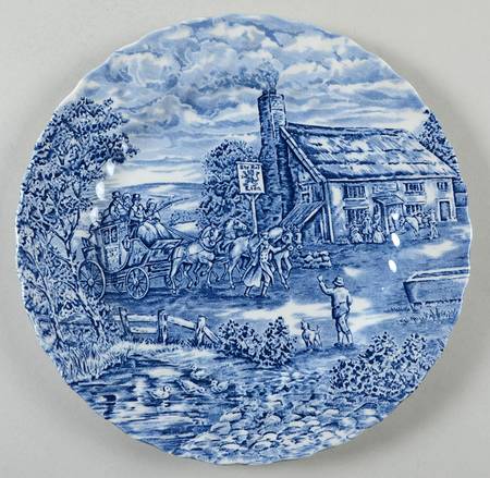 The Post House Blue (Swirl) by Bursley