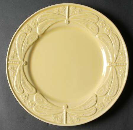 Dragonfly (Yellow) 12" Chop Plate (Round Platter)