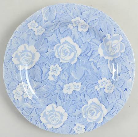 Victorian Chintz Blue by Burgess &amp; Leigh