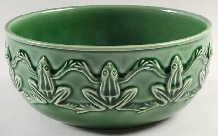 Frog Service 8" Round Serving Bowl