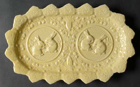 Rabbit Yellow Large Sandwich Tray