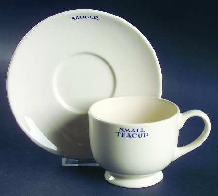 Utility Footed Cup & Saucer Set