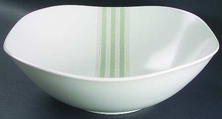 Cabana Green 10" Square Vegetable Bowl