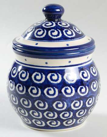 Swirl 4" Storage Jar & Lid