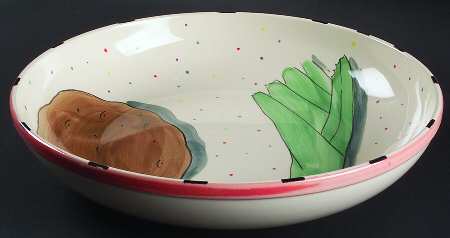 BLO18 12" Large Salad Serving Bowl