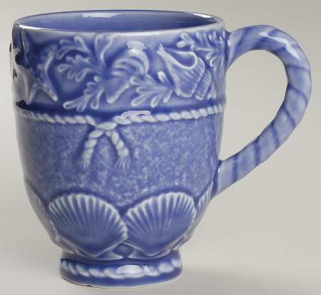 Seashell Service Blue Mug