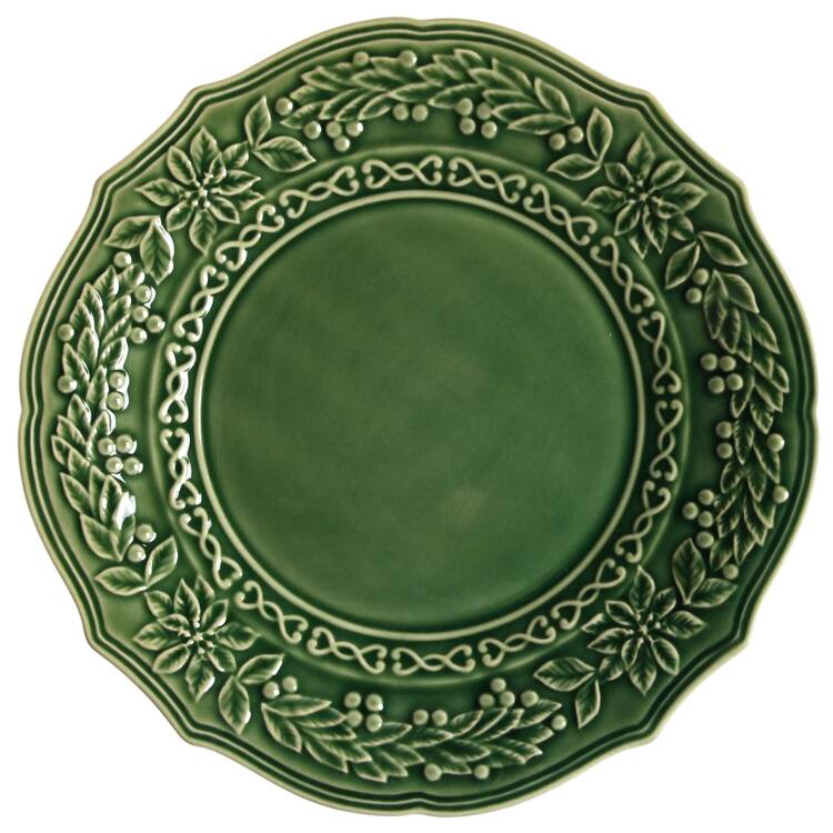 Poinsettia (Christmas) Dinner Plate