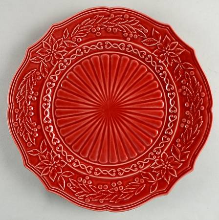 Poinsettia (Christmas) Service Plate (Charger)